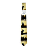 Yellow Riders Silhouette Rockmount Tie