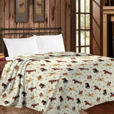 Horses and Steers Blanket