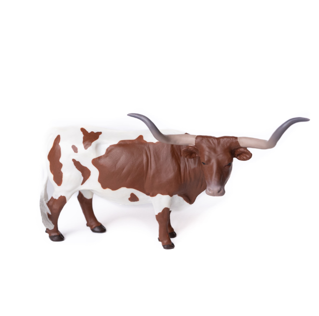 Little Buster Toys - Longhorn Steer Red/White