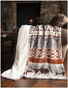 Longhorn Plush Sherpa Throw