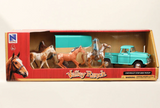 M & F Western Valley Ranch Truck & Trailer Toy Set