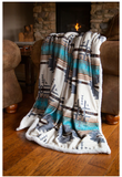 Wrangler® Lone Mountain Plush Sherpa Throw