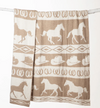 Tan Rodeo Stretchy Throw