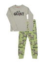 Lazy One - The GOAT Kid's Long Sleeve PJ Set