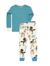Lazy One - Booty Sleep Blue Kid's Horse Long Sleeve Blue PJ's