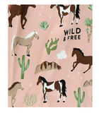 Lazy One - Wild & Free Kid's Long Sleeve Horse Pajamas